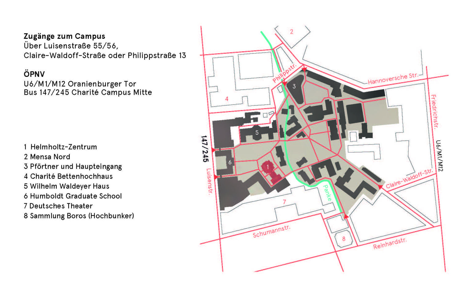 Lageplan Helmholtz Zentrum