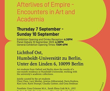 Afterlives of Empire Exhibition Flyer