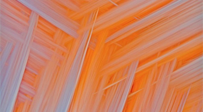 orange-lila linien